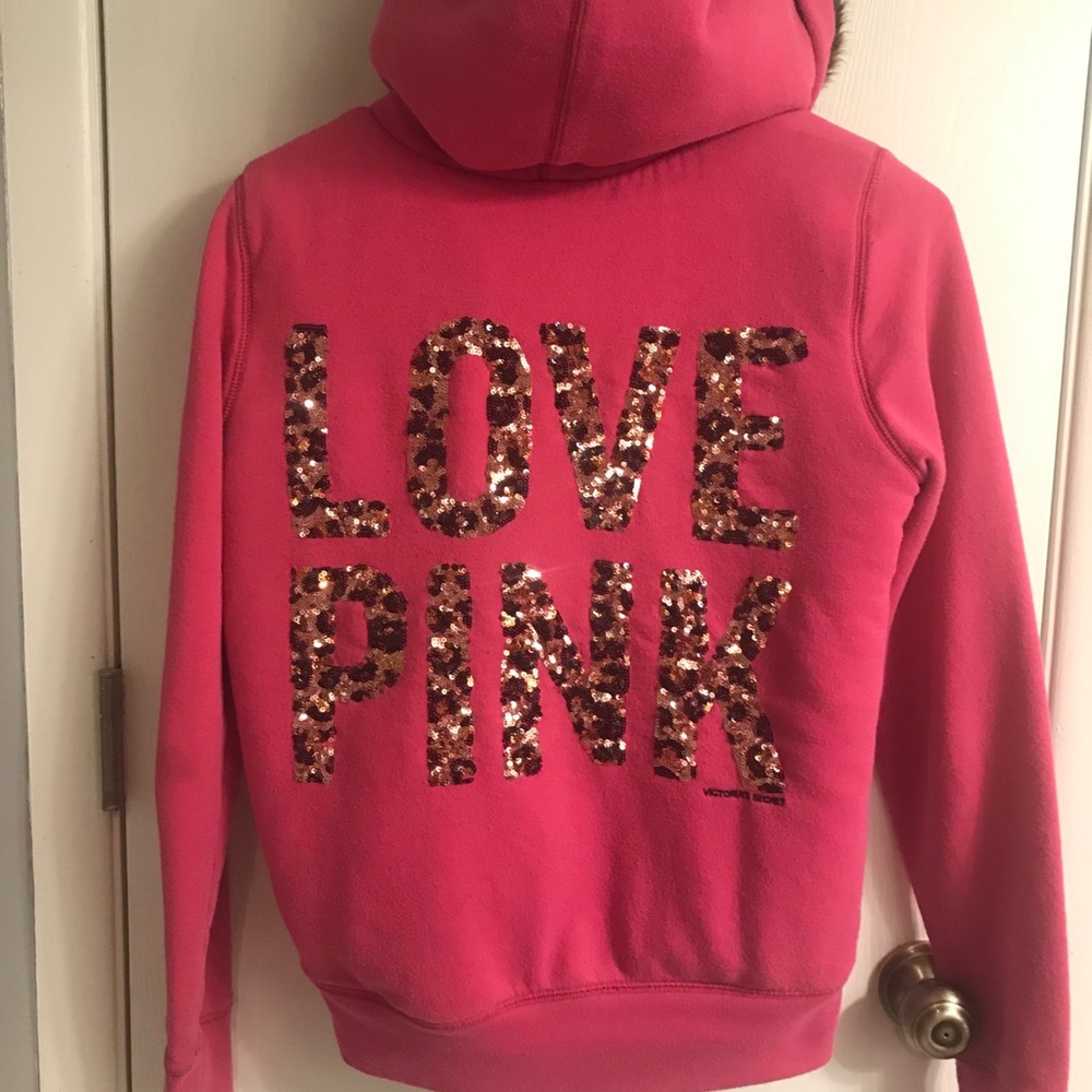 Rare! Victoria’s Secret PINK Fur-Lined Hoodie!